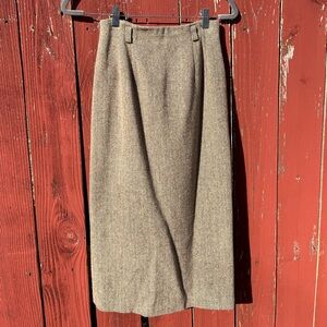 Office Siren Wool Pencil Skirt